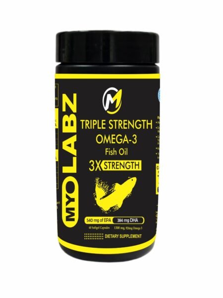 Triple Strength Omega-3 Fish Oil 60 Softgel Capsules
