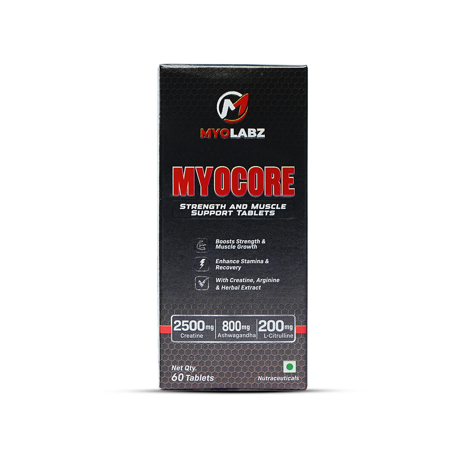 Myolabz Myocore Strength & Muscle Support | 60 Tablets