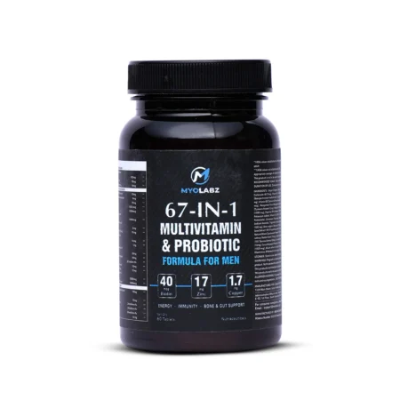 Myolabz 67-In-1 Multivitamin & Probiotic for Men
