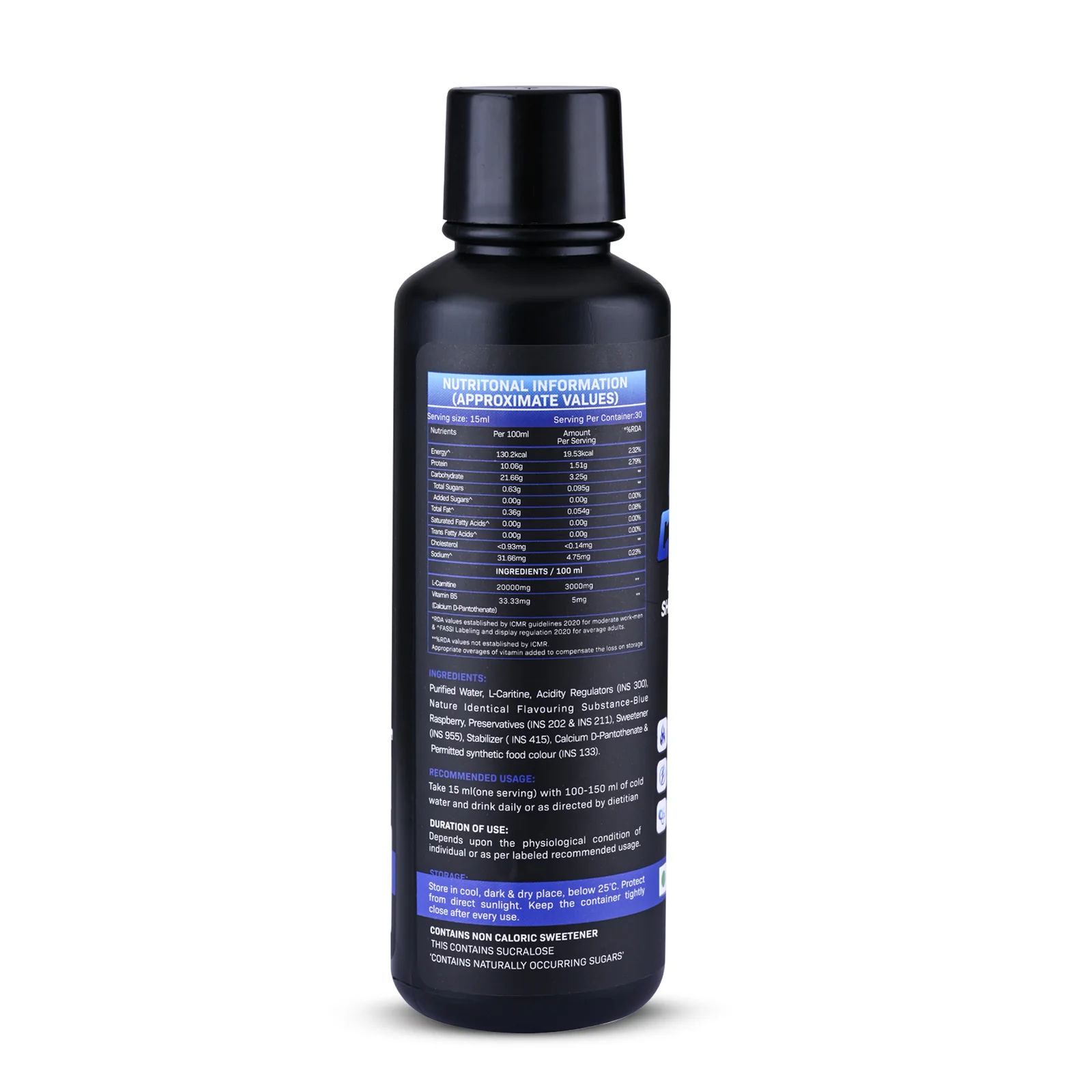 Myolabz Liquid L-Carnitine 3000mg Fat Burner | 450ml - Image 3