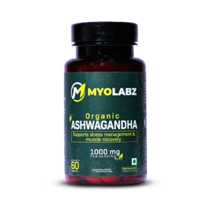 Myolabz Organic Ashwagandha 60 Tablets