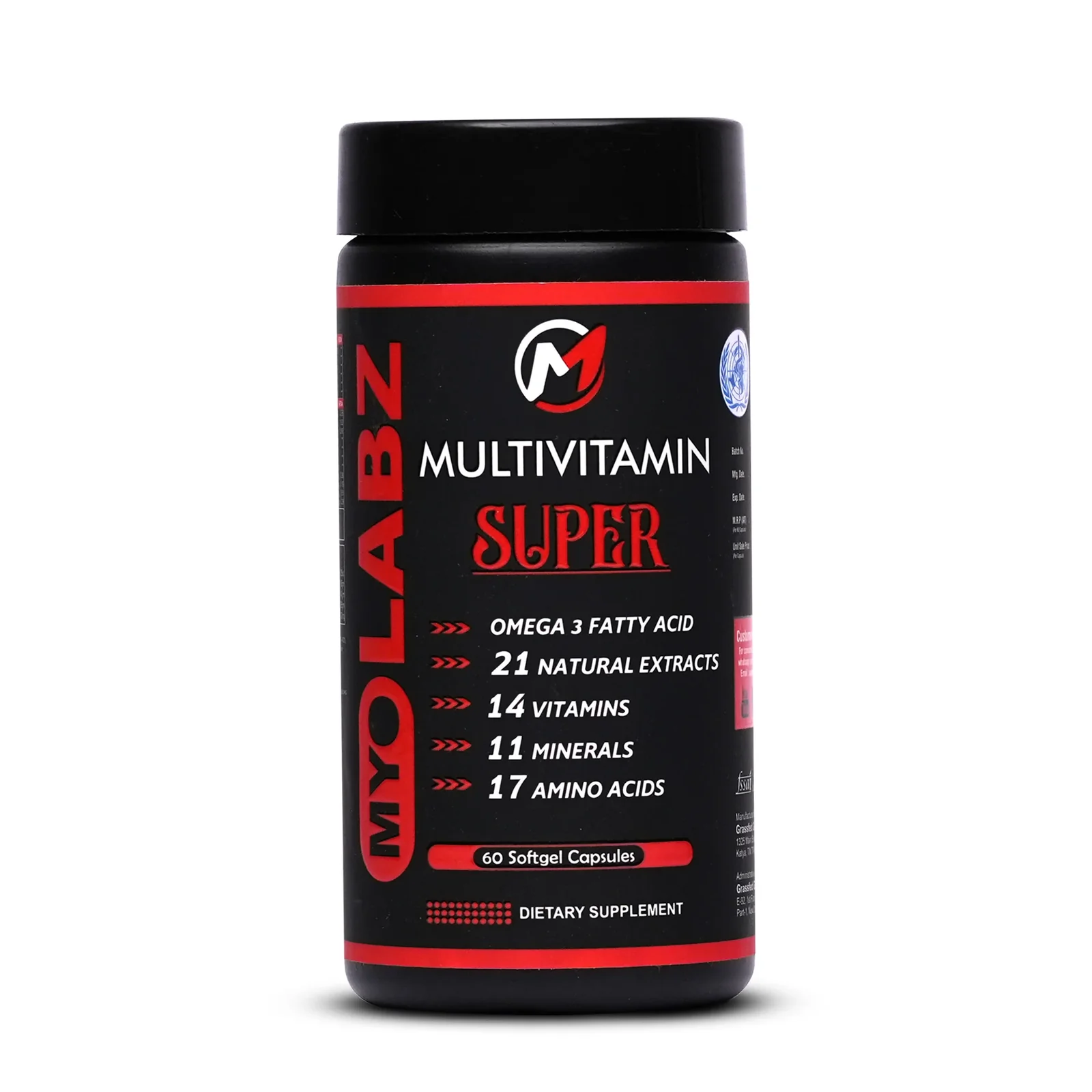 Myolabz Super Multivitamin Softgel 60