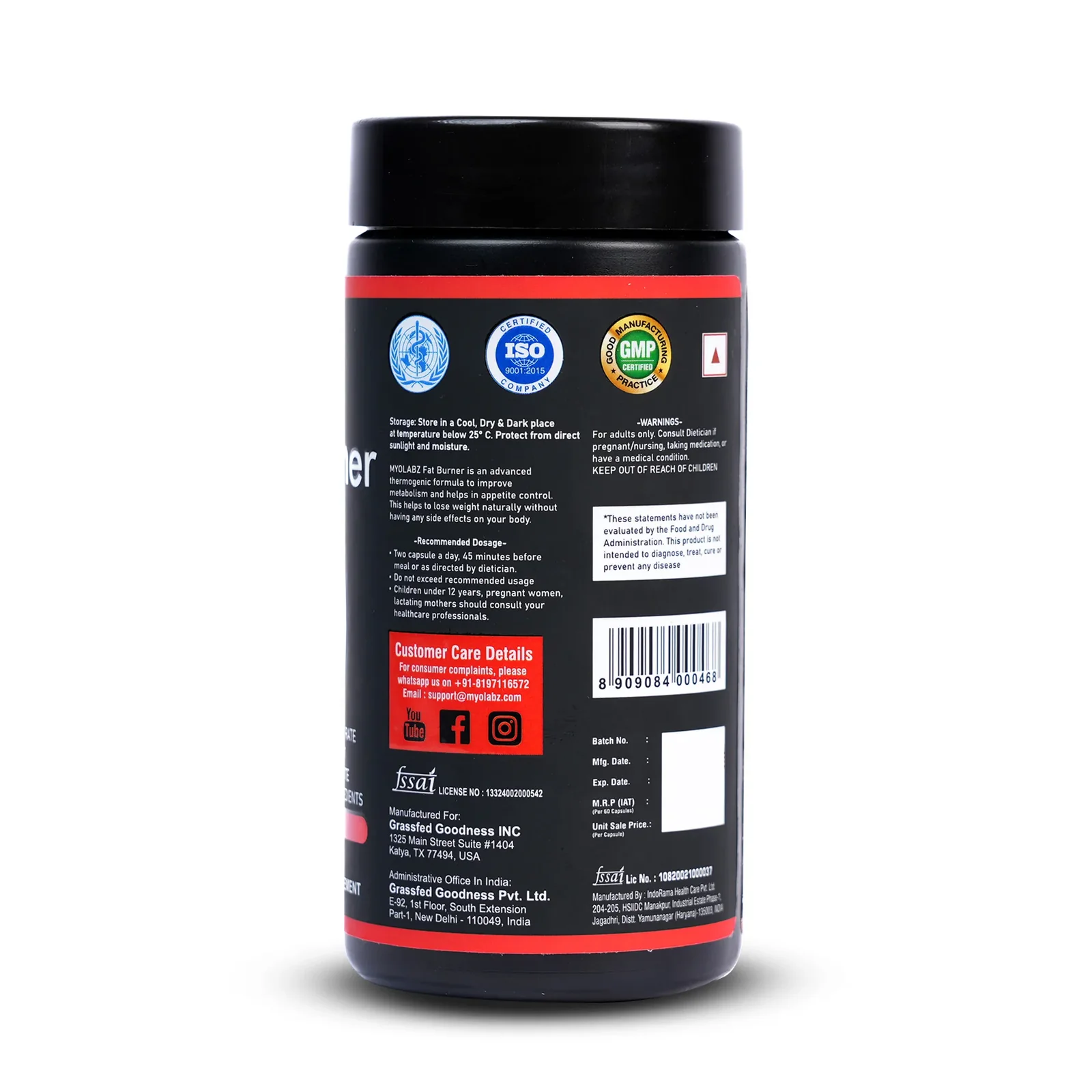 Myolabz Fat Burner Capsules - Image 2