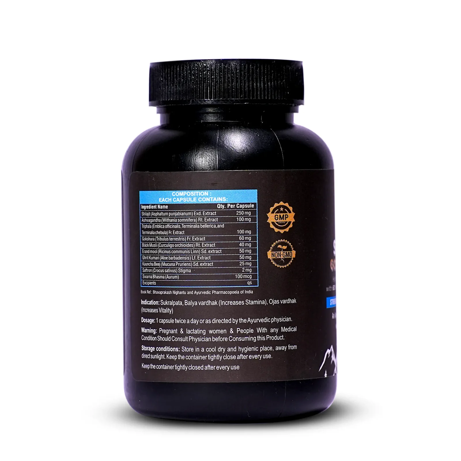 Myolabz Shilajit Gold Capsules 60 - Image 2