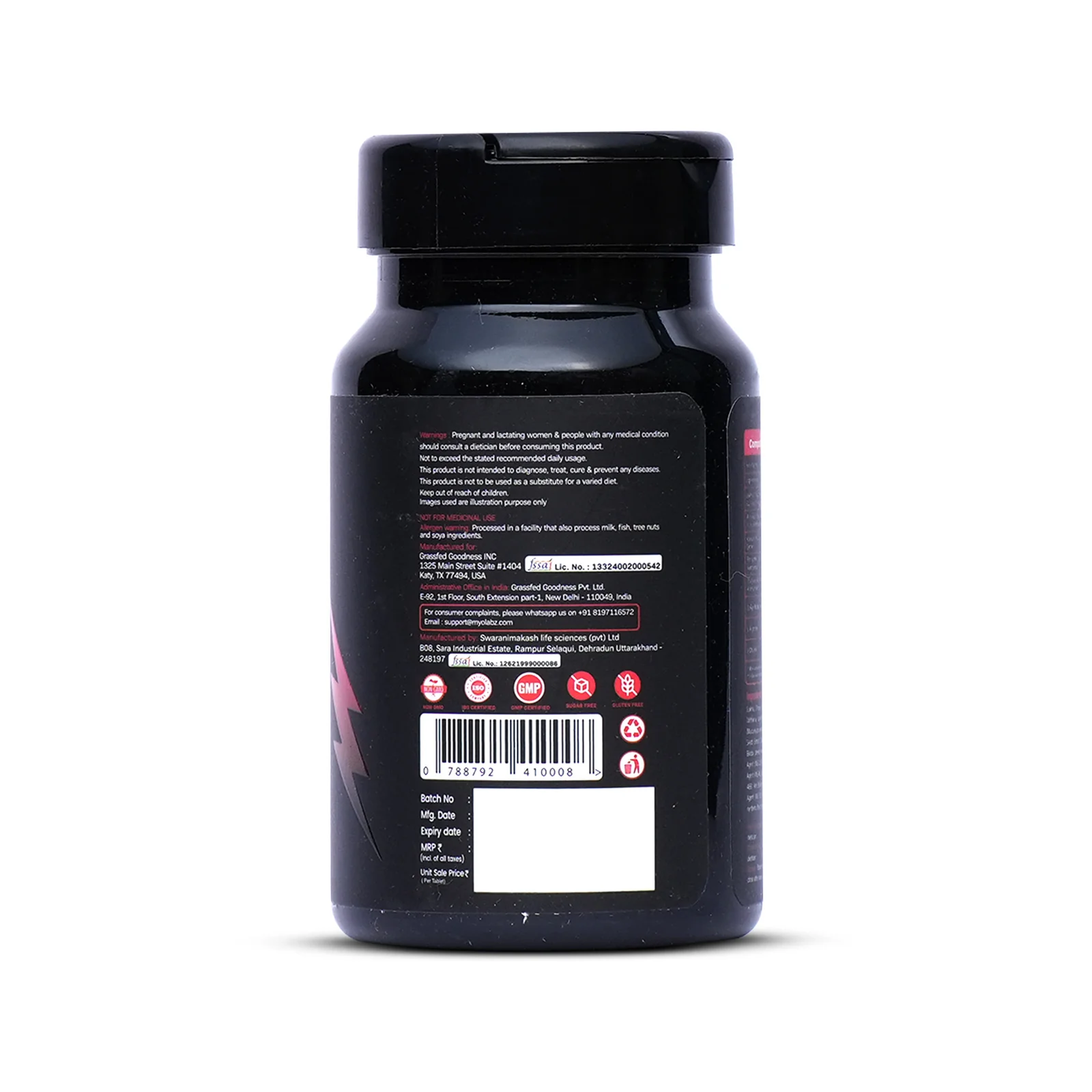Myolabz Testosterone Booster 60 Tablets - Image 3