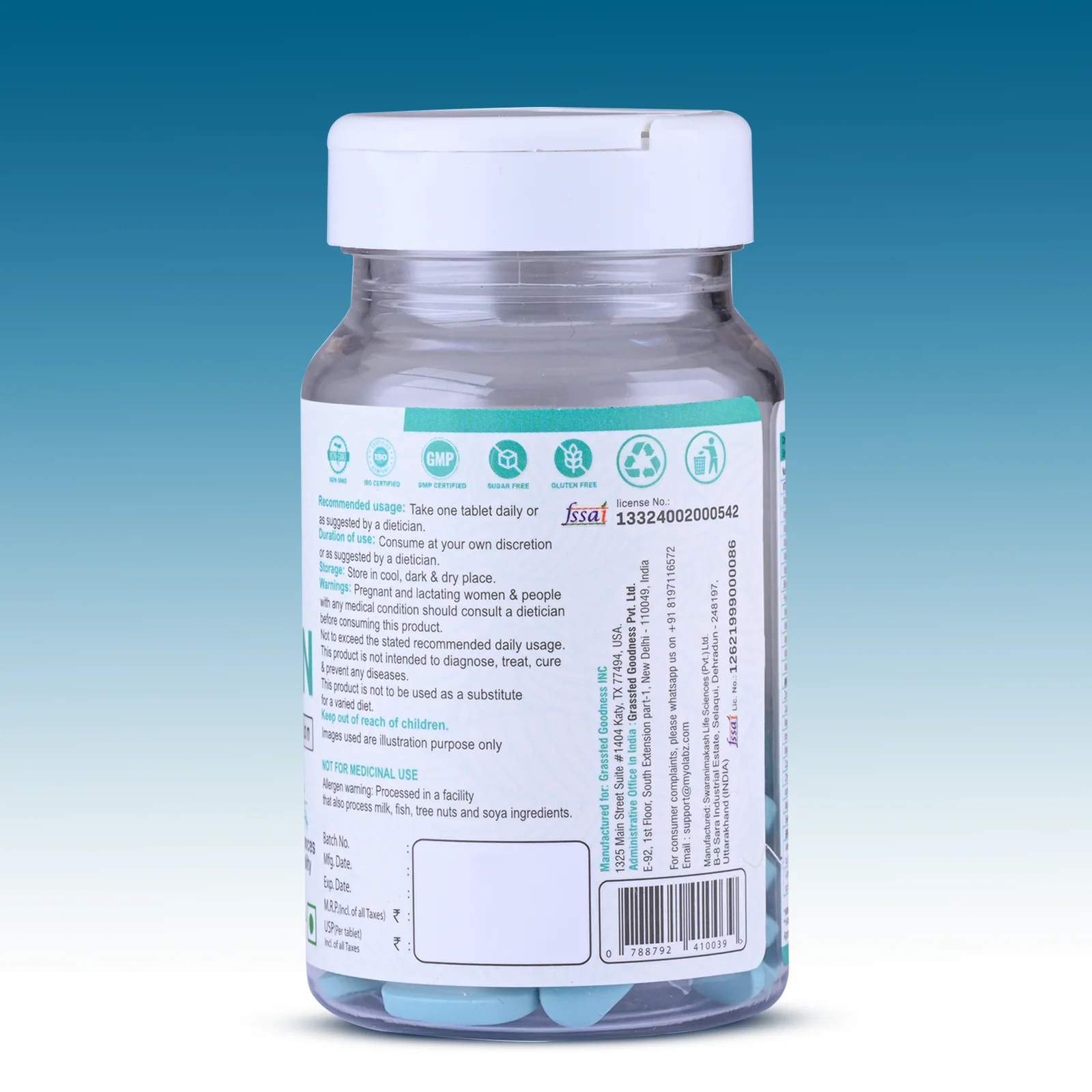 Myolabz Multivitamin Complete Daily Nutrition Blue | 30 Tablets - Image 3