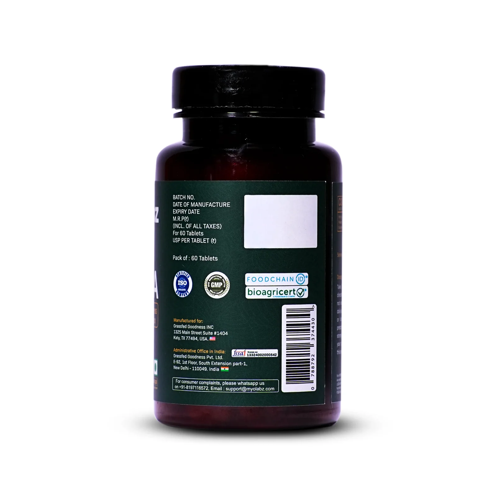 Myolabz Organic Moringa Tablets 60 - Image 3